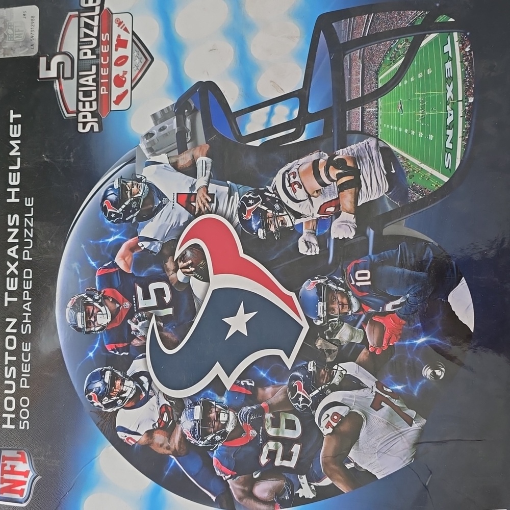 NFL Houston Texans Blue Red White Puzzle